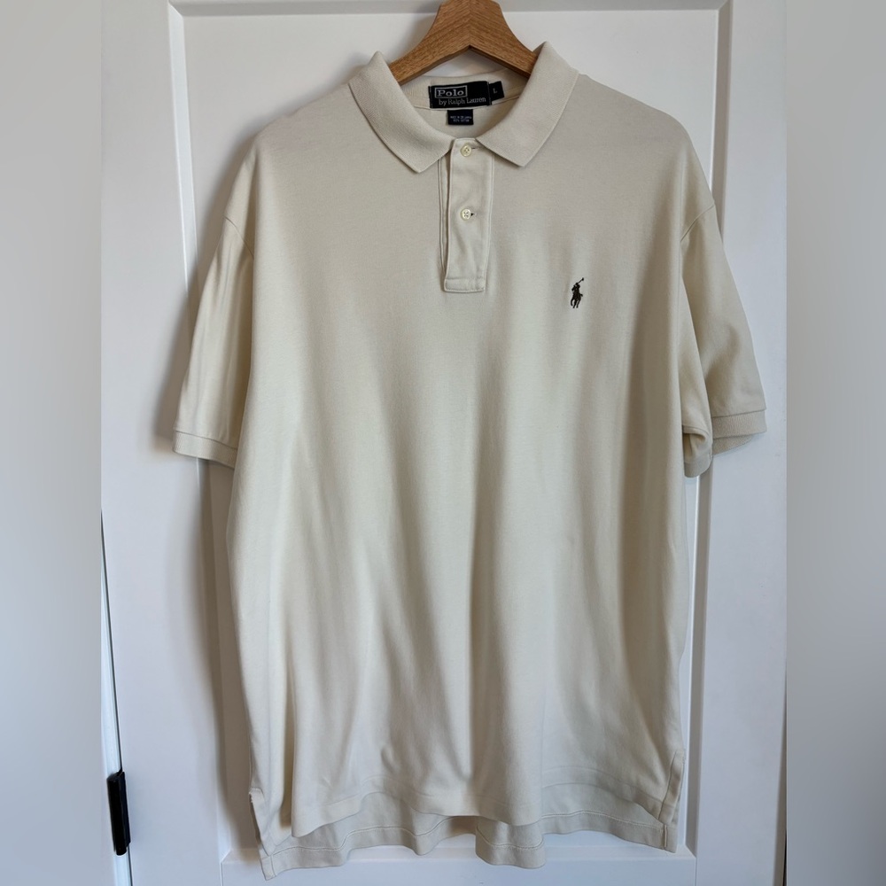 Vintage Ralph Lauren Cream Polo Shirt